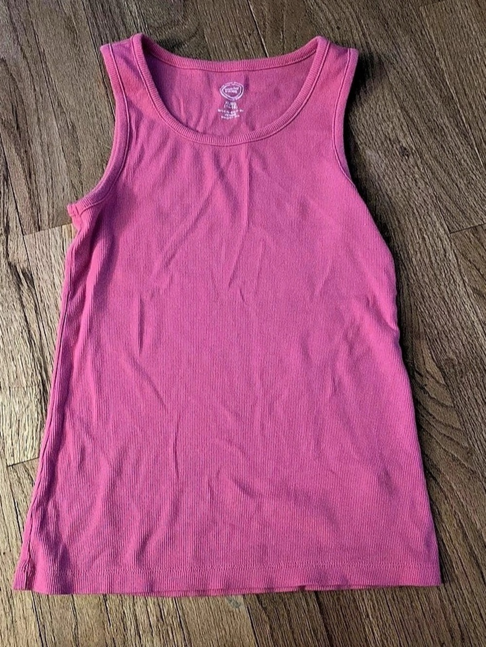Athleta Pink Ribbed Tank Top